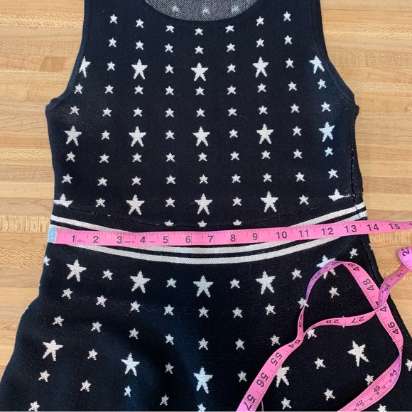 Torrid Black and White Metallic Star Print Dress Size 00 (which is a 10) - Picture 12 of 14